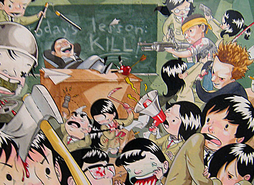 Battle Royale Angels Border Adds Horrific New Dimensions to a Japanese  Classic Review  Deadshirt